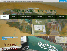 Tablet Screenshot of berriganssubs.net